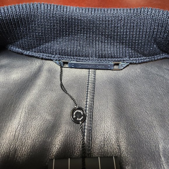 ERMENEGILDO ZEGNA Lambskin Bomber Blouson - Picture 11 of 16